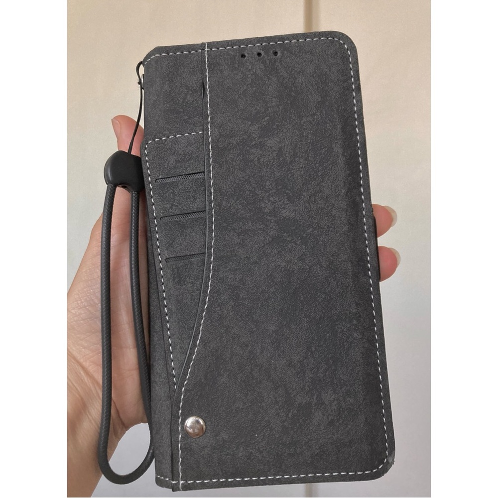 Gray Phone Wallet Case for Moto G Stylus 5G